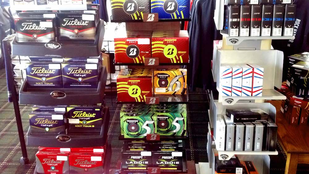 pro shop golf balls